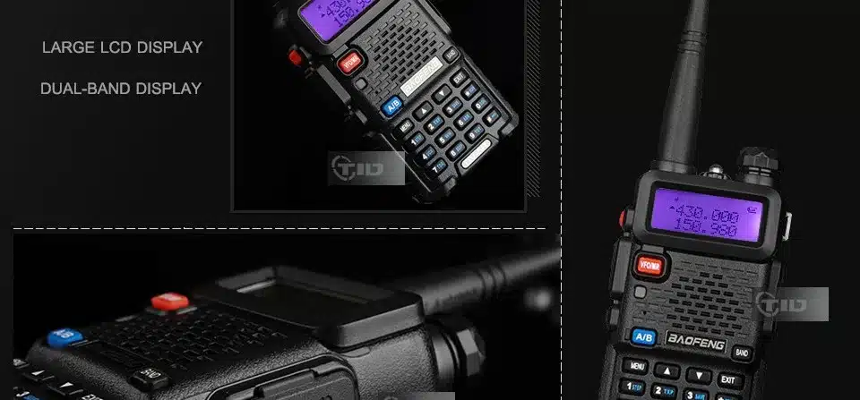 BaoFeng UV-5R Walkie Talkie Dual Band VHF/UHF136-174Mhz & 400-520Mhz Two Way Radio Handheld Baofeng uv5r 8