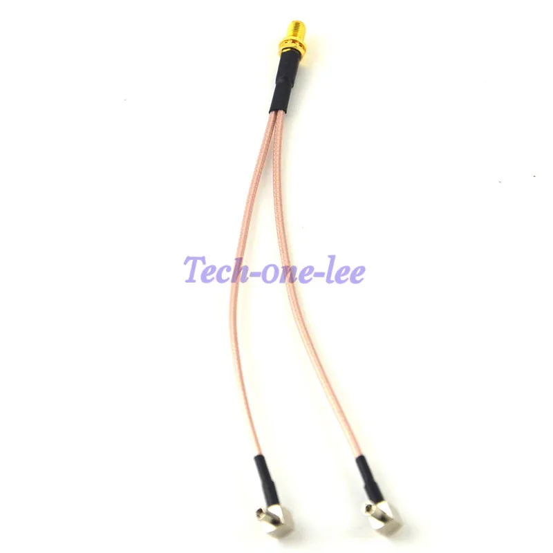 10dBi 4G Antenna SMA Plug 696-960MHz / 1710-2690MHz Long Range RG174 3M+ SMA Female to Y type 2 X TS9 Male RG316 Cable 15cm 10