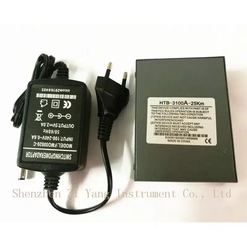 5pair Htb-3100ab Optical Fiber Media Converter Fiber Transceiver Single Fiber Converter 25km SC 10/100M Singlemode Single Fiber 13