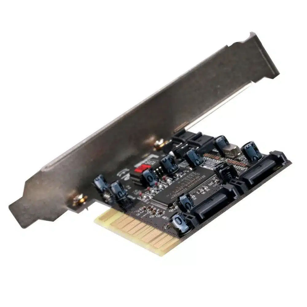Free shipping PCI card 4 Port SATA add on Card with Sil 3114 Chipset Compliant with PCI Specification, revision 2.2 for computer 12