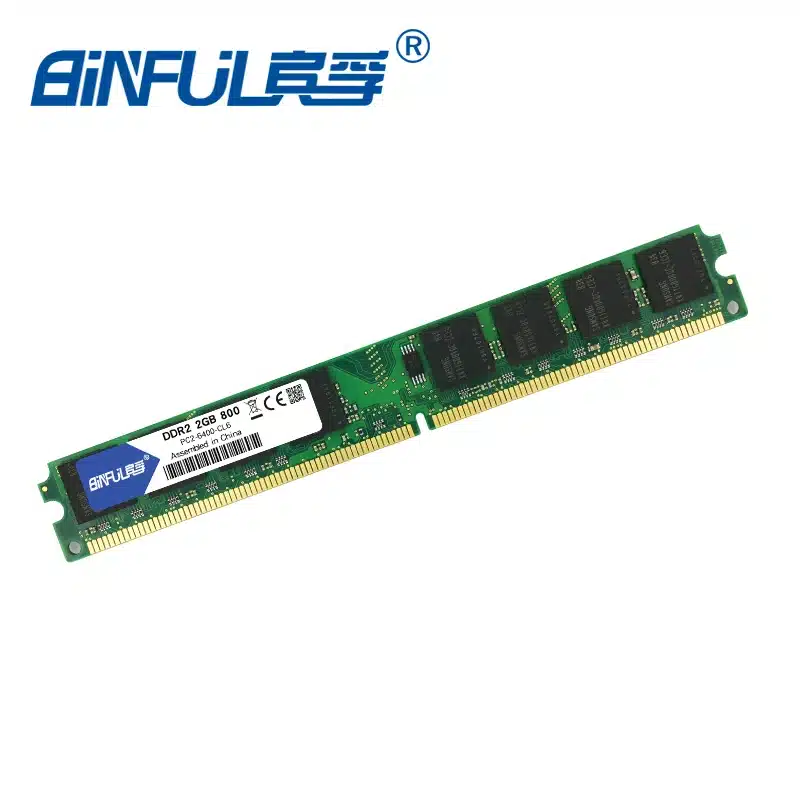 Binful DDR2 2GB 800MHz PC2-6400 4GB(2Gx2) Memory Ram Memoria for Desktop PC Computer (Compatible with 667mhz 533mhz) 1.8V 5