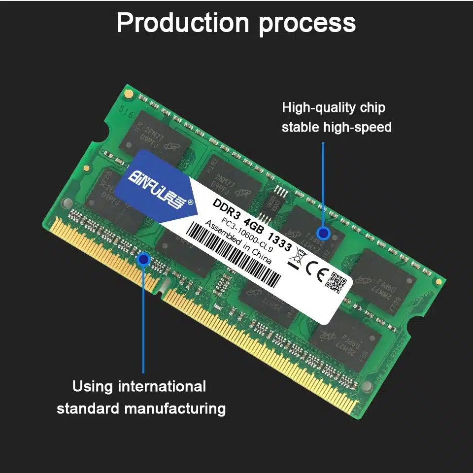 Binful DDR3 4gb 1333/1066/1600MHZ PC3-10600 8500 12800 ram for laptop computer notebook Memory Memoria sodimm Lifetime Warranty 17