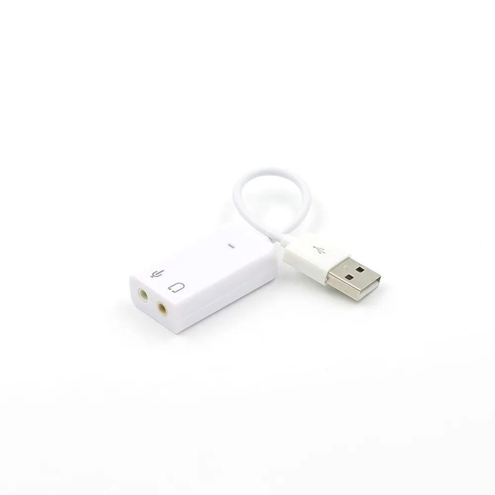 External USB Audio Sound Card Adapter 7.1 Virtual Channel With Cable Microphone 3.5mm interface Sound Cards 6