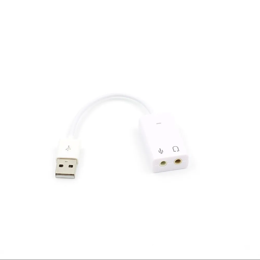 External USB Audio Sound Card Adapter 7.1 Virtual Channel With Cable Microphone 3.5mm interface Sound Cards 8