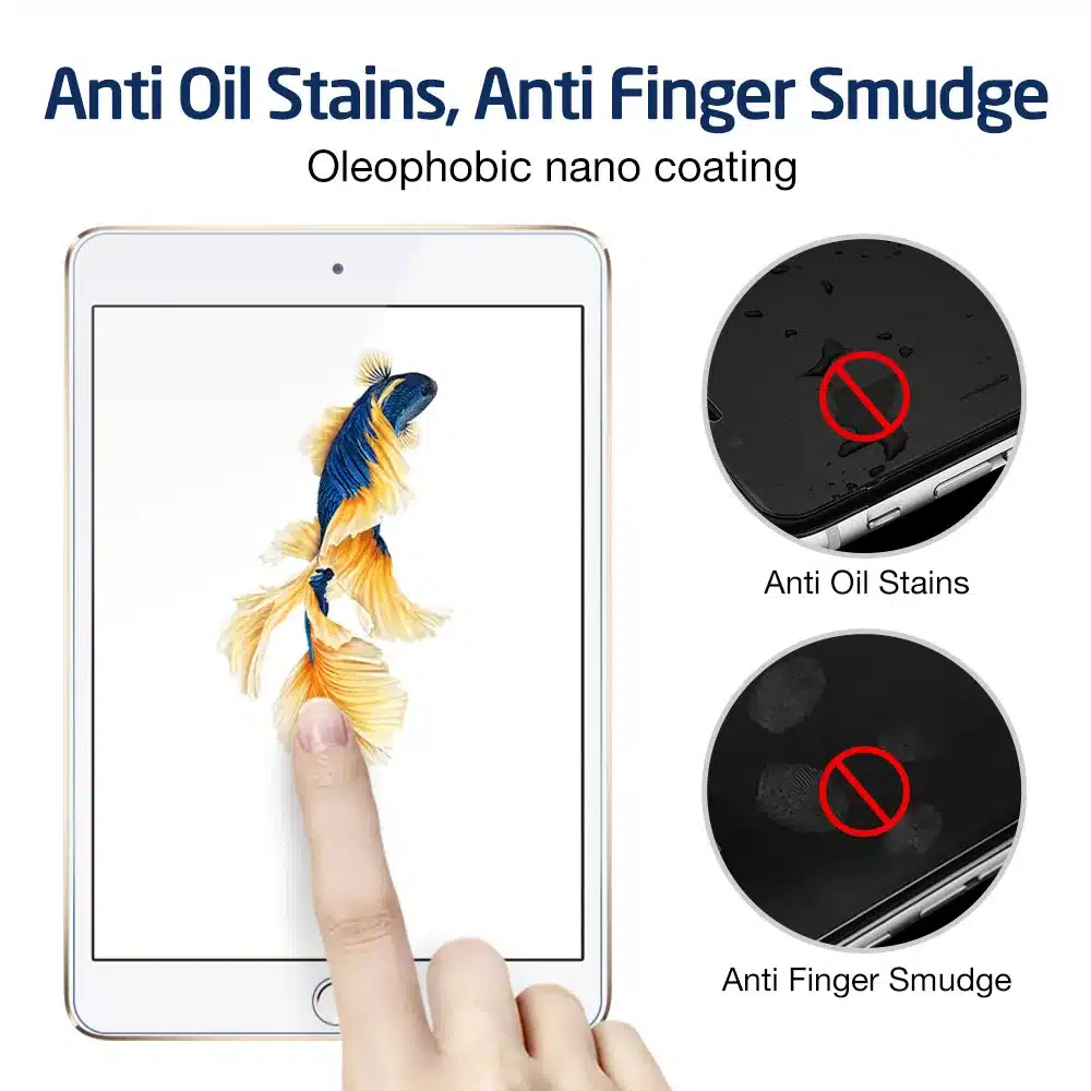 Screen Protector for iPad 9.7 2017, ESR Free Applicator Tempered Glass Film for iPad 2017 New release/For iPad Pro 9.7 inch Air2 13