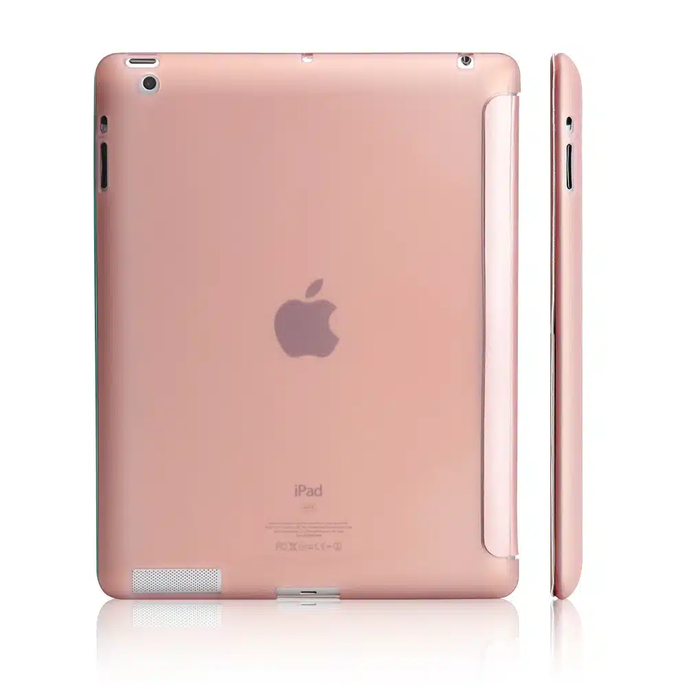 Case For iPad 2 3 4,GOLP Utra Slim PU Leather Covers Multi Folding Magentic Cover Translucent TPU Back Smart Case for iPad 2 3 4 17