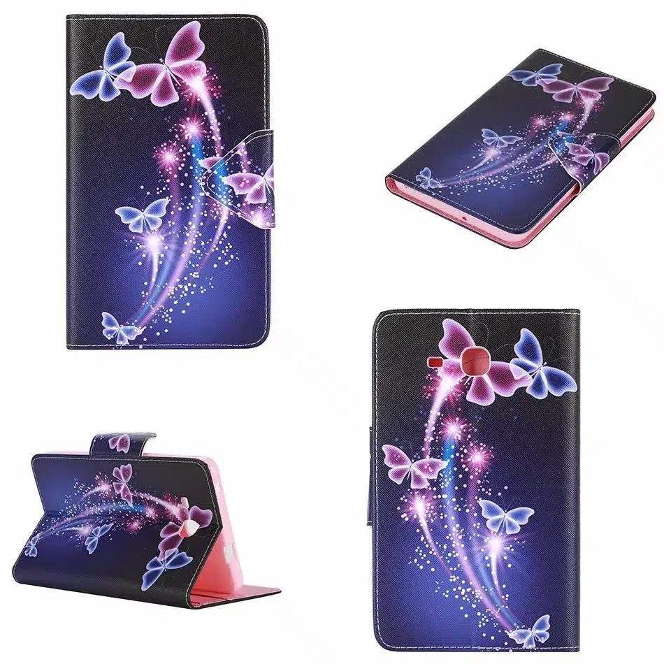 2016 Tab a6 7.0 Case For Samsung Galaxy Tab A 7.0 T280 T285 SM-T280 Case Cover Tablet Fashion Painted Flip Leather Funda Shell 18