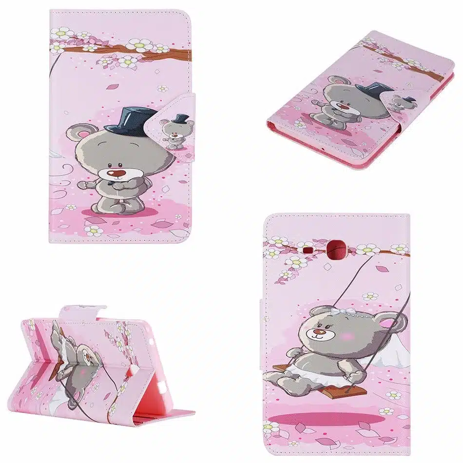 2016 Tab a6 7.0 Case For Samsung Galaxy Tab A 7.0 T280 T285 SM-T280 Case Cover Tablet Fashion Painted Flip Leather Funda Shell 20