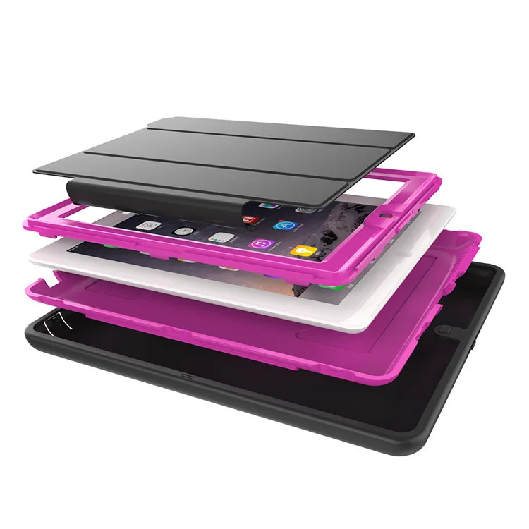 Case For apple ipad 4 Kids Safe Shockproof TPU Stand Cover for ipad 2/3/4 tablet 360 full protection 8