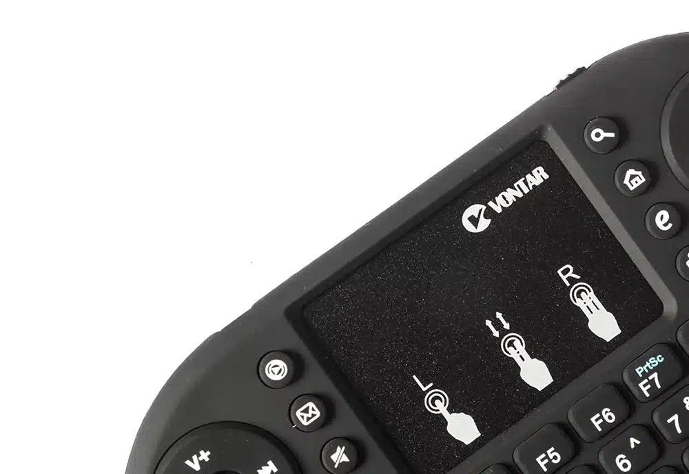 VONTAR I8 Mini Wireless Gaming Keyboard Russian English Hebrew Spanish 2.4G Touched Fly Mouse For Smart TV box Laptop Tablet PC 5