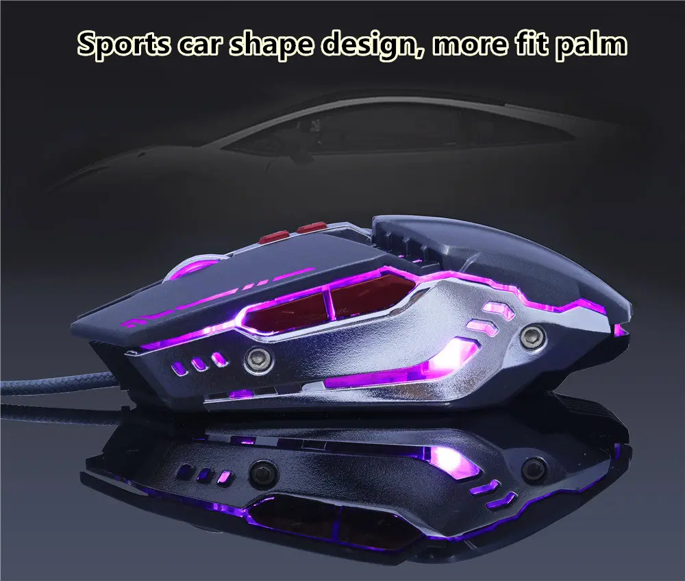 ZUOYA Professional gamer Gaming Mouse 8D 3200DPI Adjustable Wired Optical LED Computer Mice USB Cable Mouse for laptop PC 14