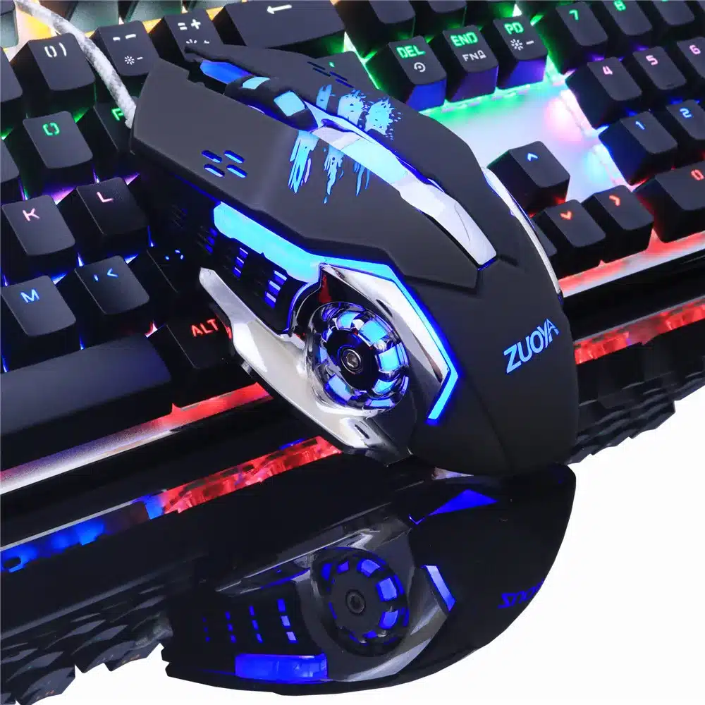 ZUOYA Professional gamer Gaming Mouse 8D 3200DPI Adjustable Wired Optical LED Computer Mice USB Cable Mouse for laptop PC 25