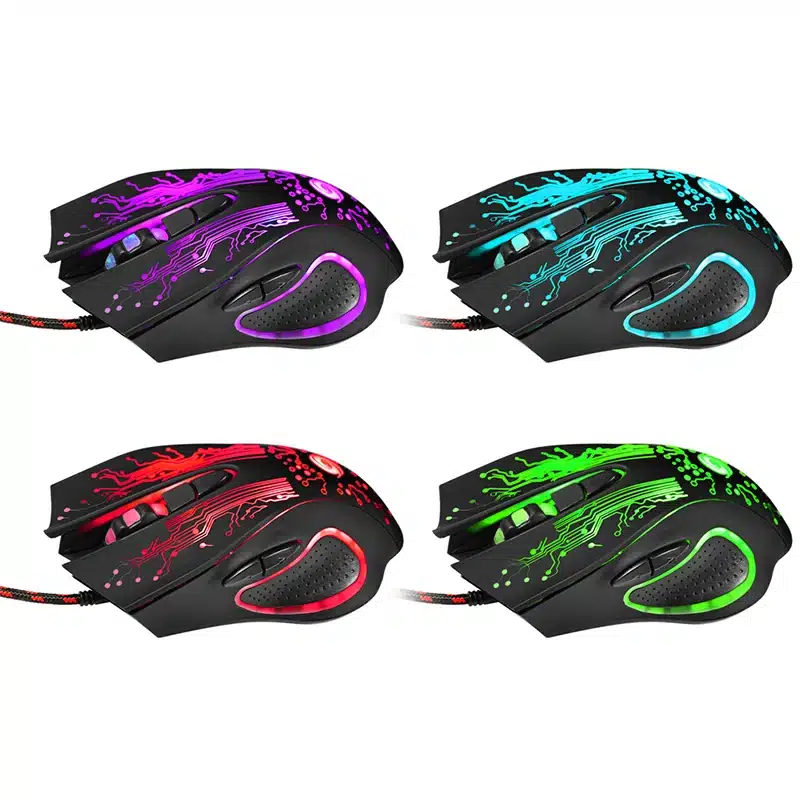Promotion 6D USB Wired Gaming Mouse 3200DPI LED Optical Ergonomics 6 Buttons Game Pro Gamer Computer Mice for PC Laptop Gamer 17