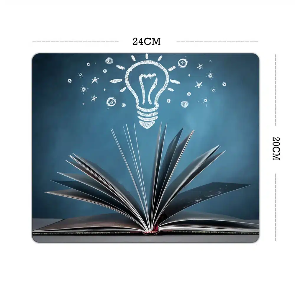 Good Use Small Mouse Pad for Game Playing Lover Rubber Mouse Mat Beautiful Butterfly & Blackboard 5
