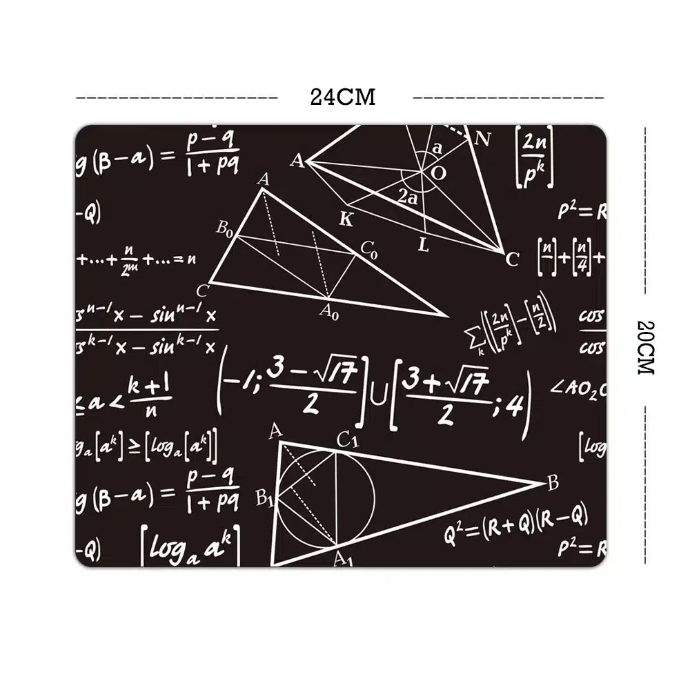 Good Use Small Mouse Pad for Game Playing Lover Rubber Mouse Mat Beautiful Butterfly & Blackboard 7