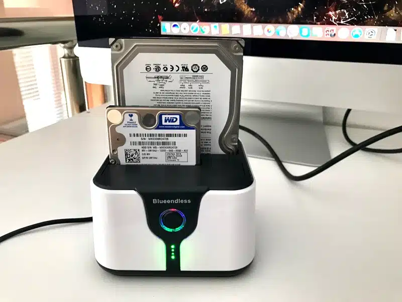 blueendless 2-Bay SATA hdd docking station 3.5" 2.5 USB3.0 dual bay hdd ssd clone duplicator dock station sata storage enclosure 21