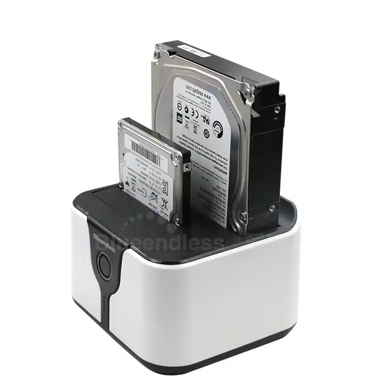 send from RU 2 bay 3.5'' 2.5'' hdd ssd enclosure sata hard disk box usb 3.0 clone copy function hdd docking station support 6TB 14