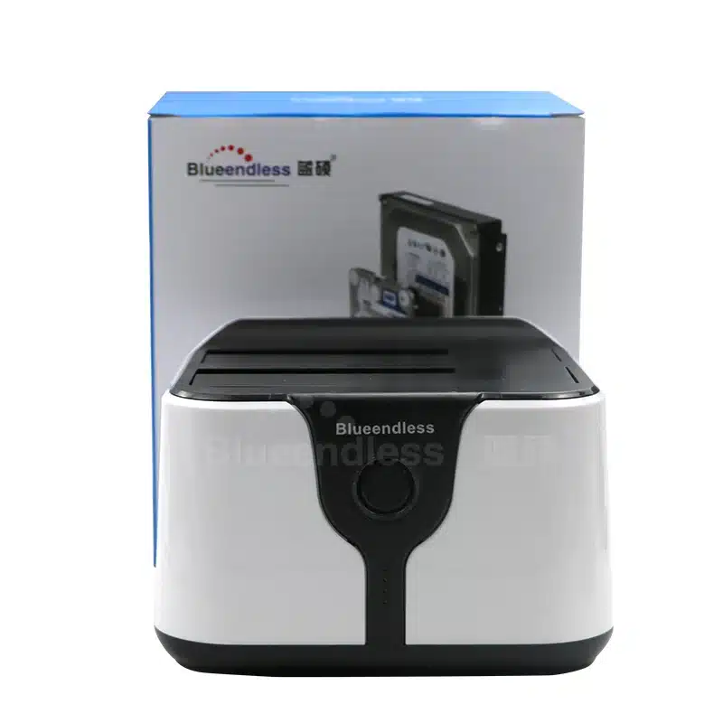 send from RU 2 bay 3.5'' 2.5'' hdd ssd enclosure sata hard disk box usb 3.0 clone copy function hdd docking station support 6TB 15