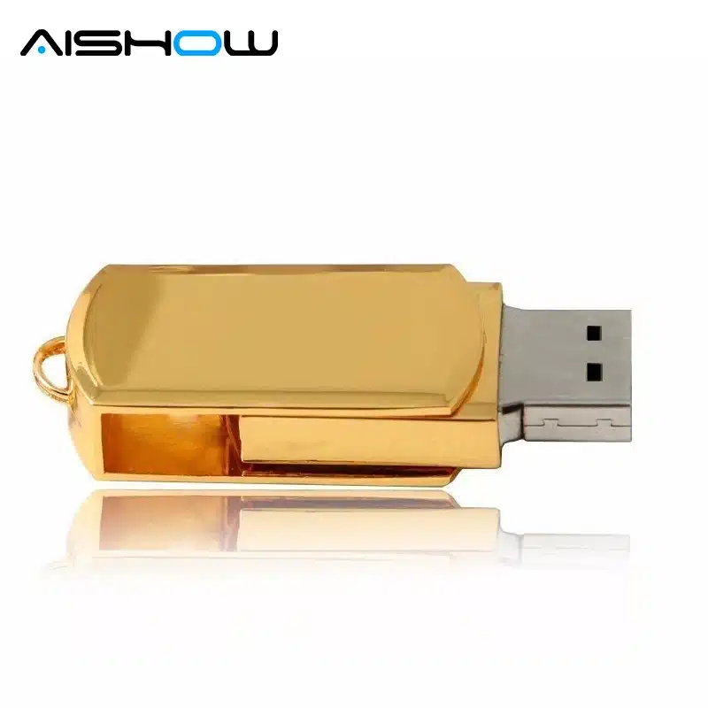 Quality Flash card Rotating metal usb flash drive 64GB 32gb stainless steel Usb disk pen drive 2tb 2.0 usb 13
