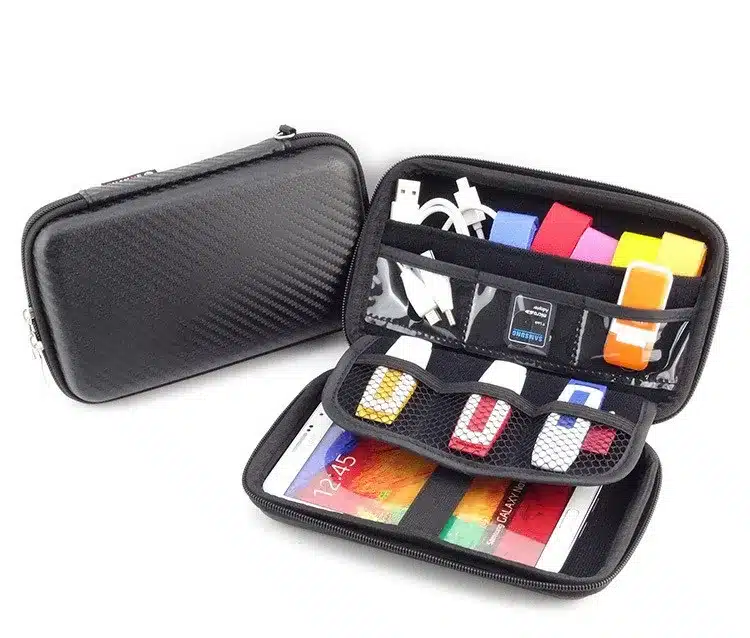 GUANHE 2.5" Bag Case for External Hard Drive Disk/Electronics Cable Organizer Bag/Camera/Mp5 Portable HDD Box Case/Power Bank 11