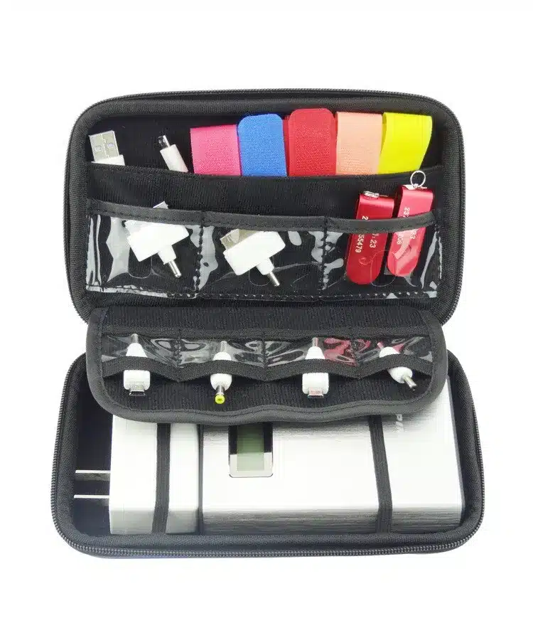 GUANHE 2.5" Bag Case for External Hard Drive Disk/Electronics Cable Organizer Bag/Camera/Mp5 Portable HDD Box Case/Power Bank 15