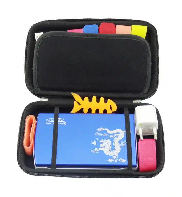 GUANHE 2.5" Bag Case for External Hard Drive Disk/Electronics Cable Organizer Bag/Camera/Mp5 Portable HDD Box Case/Power Bank 17