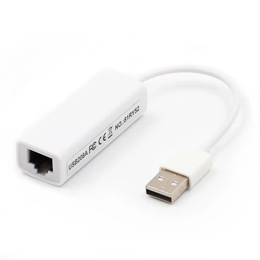 GOOJODOQ USB 2.0 to RJ45 Network Card Lan Adapter For Mac OS Tablet PC Win 7 8 10 XP 100Mbps High Quality RTL8152 IC 4