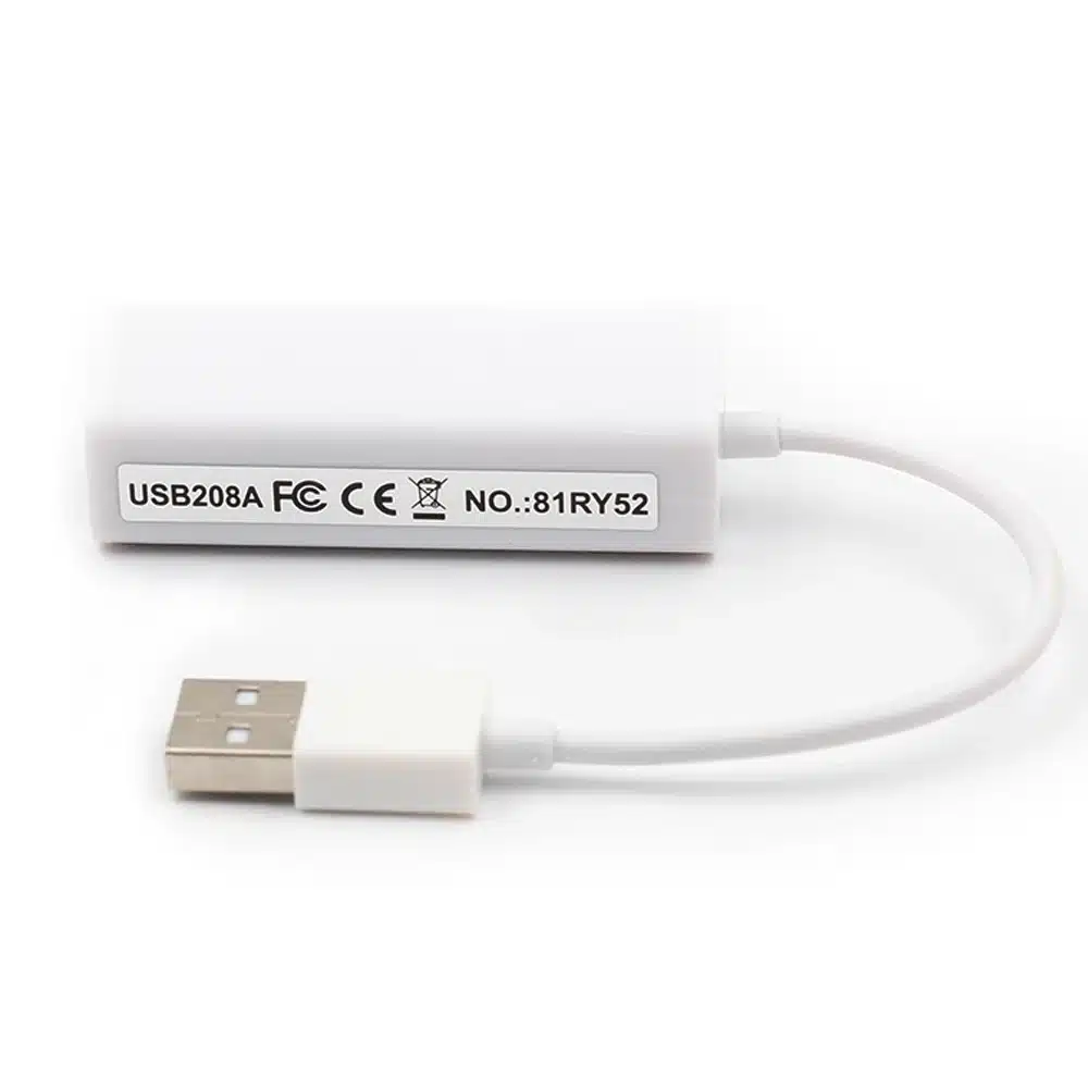 GOOJODOQ USB 2.0 to RJ45 Network Card Lan Adapter For Mac OS Tablet PC Win 7 8 10 XP 100Mbps High Quality RTL8152 IC 6