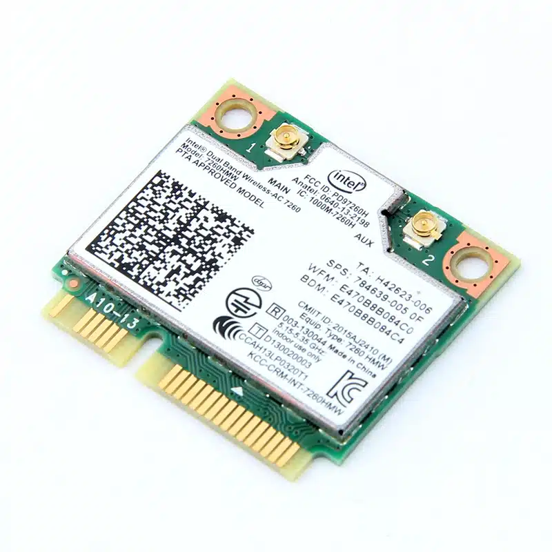 Dual Band Wireless Wifi Card For Intel AC7260 7260HMW ac Mini PCI-E 2.4G/5Ghz Wlan Bluetooth 4.0 Wifi Card 802.11 ac/a/b/g/n 12