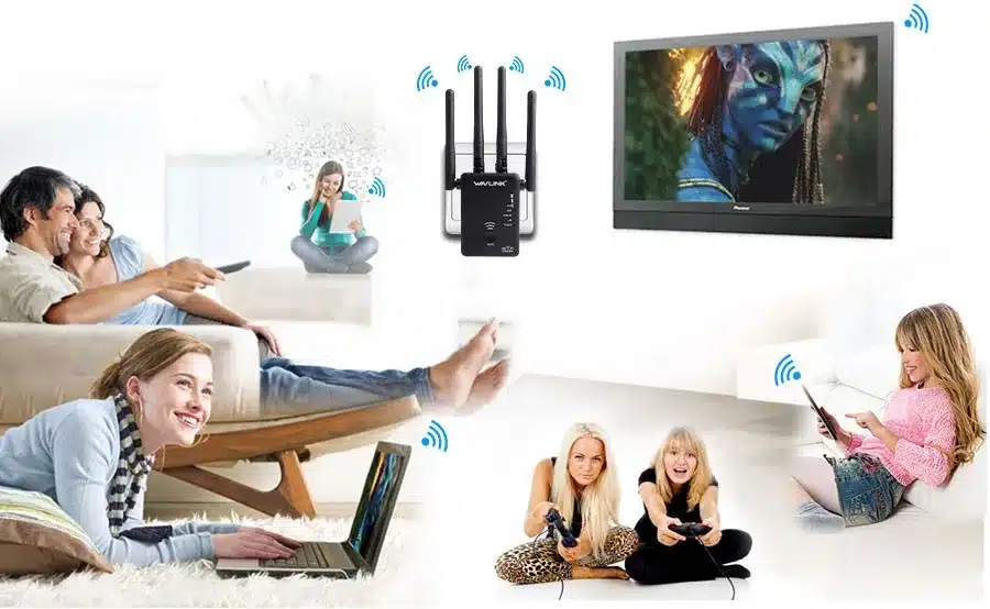 Wavlink AC1200 WIFI Repeater/Router/Access point Wireless Wi-Fi Range Extender wifi signal amplifier with External Antennas Hot 10