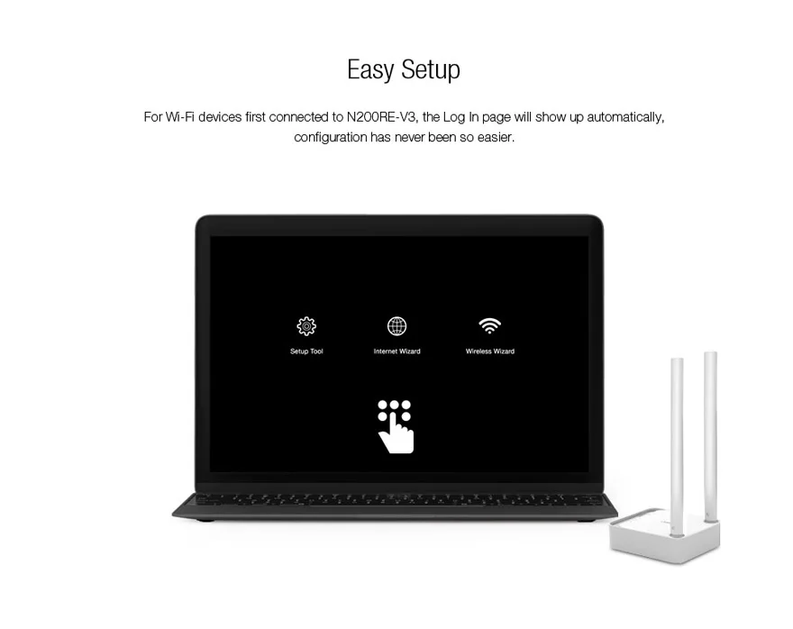 TOTOLINK N200RE Version3 300Mbps WIFI Router with English Firmware 5