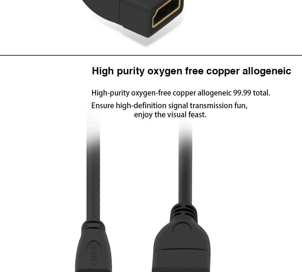 FSU Micro HDMI Male to HDMI D type Female Adapter Cable Convertor 1080P 12