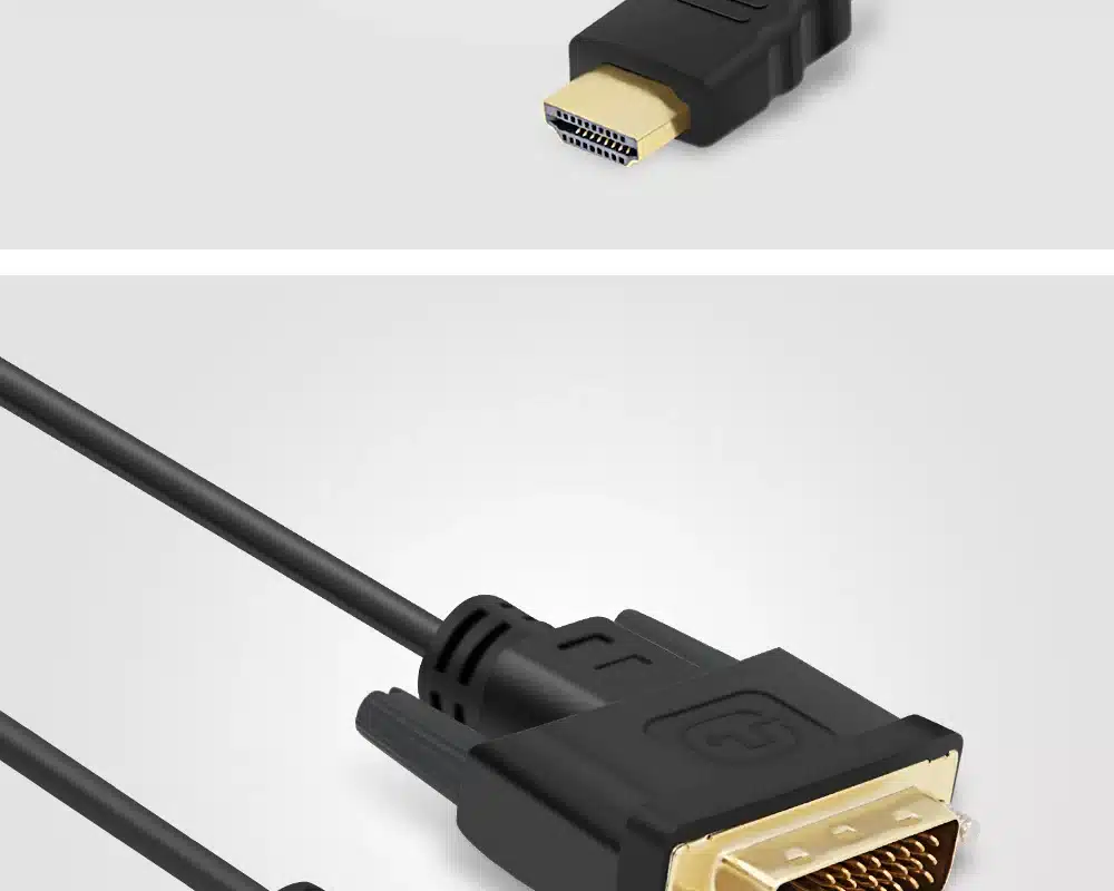 High speed HDMI to DVI 24+1 pin adapter Gold plated Male to male Cable For 1080P HD HDTV HD PC XBOX 1m 1.8m 2m 3m 5m 15