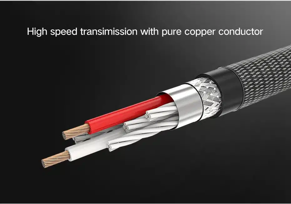 Ugreen RCA Audio Cable 2RCA Male to 3.5mm Jack to 2 RCA AUX Cable Nylon Braided Splitter Cable for Home Theater iPhone Headphone 12