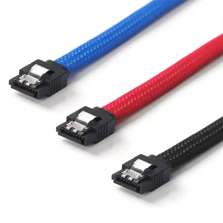 ULT-Best 5PCS 50CM SATA 3.0 III SATA3 7pin Data Cable 6Gb/s SSD Cables HDD Hard Disk Drive Cord line with Nylon Premium Sleeved 10