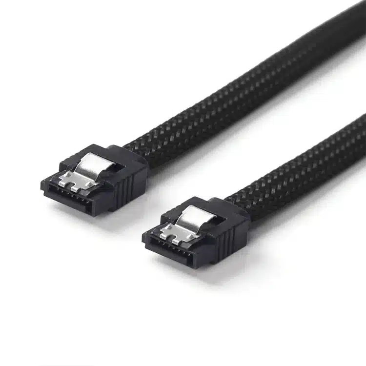 ULT-Best 5PCS 50CM SATA 3.0 III SATA3 7pin Data Cable 6Gb/s SSD Cables HDD Hard Disk Drive Cord line with Nylon Premium Sleeved 12