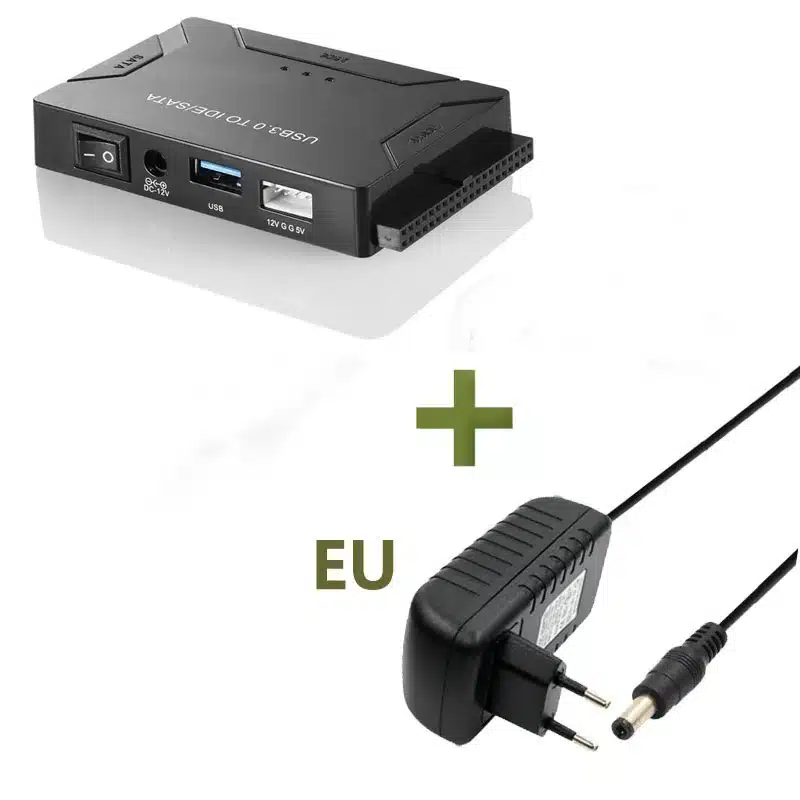 USB 3.0 to SATA IDE ATA Data Adapter 3 in 1 for PC Laptop 2.5" 3.5" HDD Hard Disk Driver With Power 21