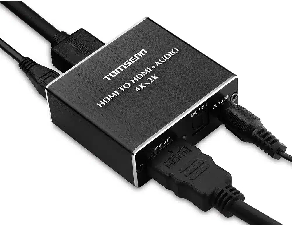 Hdmi audio extractor HDMI to HDMI and Optical TOSLINK SPDIF + 3.5mm Stereo Audio Extractor Converter HDMI Audio Splitter Adapter 3