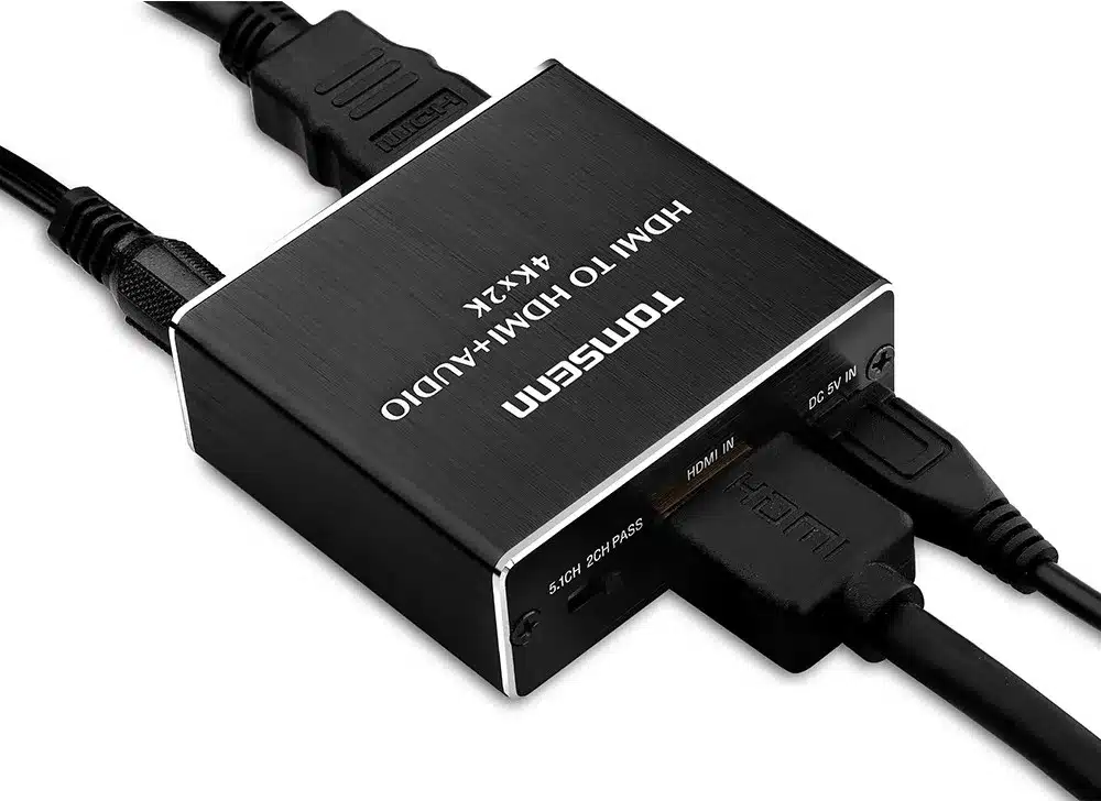 Hdmi audio extractor HDMI to HDMI and Optical TOSLINK SPDIF + 3.5mm Stereo Audio Extractor Converter HDMI Audio Splitter Adapter 4