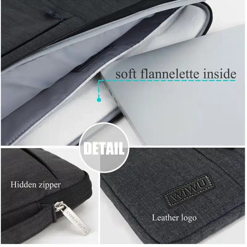 2017 New Pocket Bag for MacBook Pro 13 15 Case for Xiaomi Air 13.3 Waterproof Laptop Case for Lenovo 14 Cover for MacBook Air 13 16