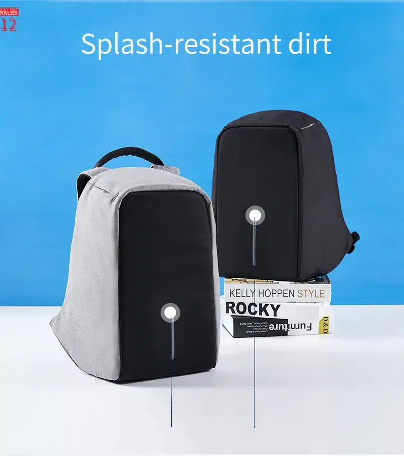 KALIDI USB Charge Laptop Bag for Mackbook 13.3-15.6 inch Notebook Bag Waterproof Anti Theft Laptop Backpack for Men School Bag 20