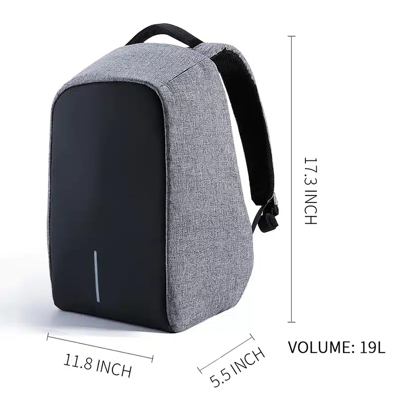 KALIDI USB Charge Laptop Bag for Mackbook 13.3-15.6 inch Notebook Bag Waterproof Anti Theft Laptop Backpack for Men School Bag 22
