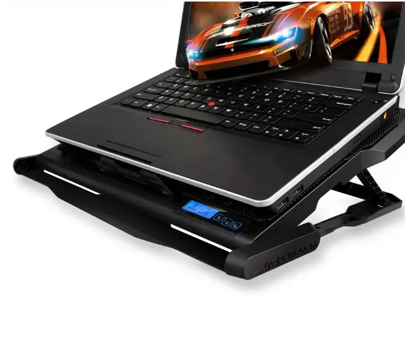 ICE COOREL Laptop cooler 2 USB Ports and Six cooling Fan laptop cooling pad Notebook stand For 12-15.6 inch fixture for laptop 20