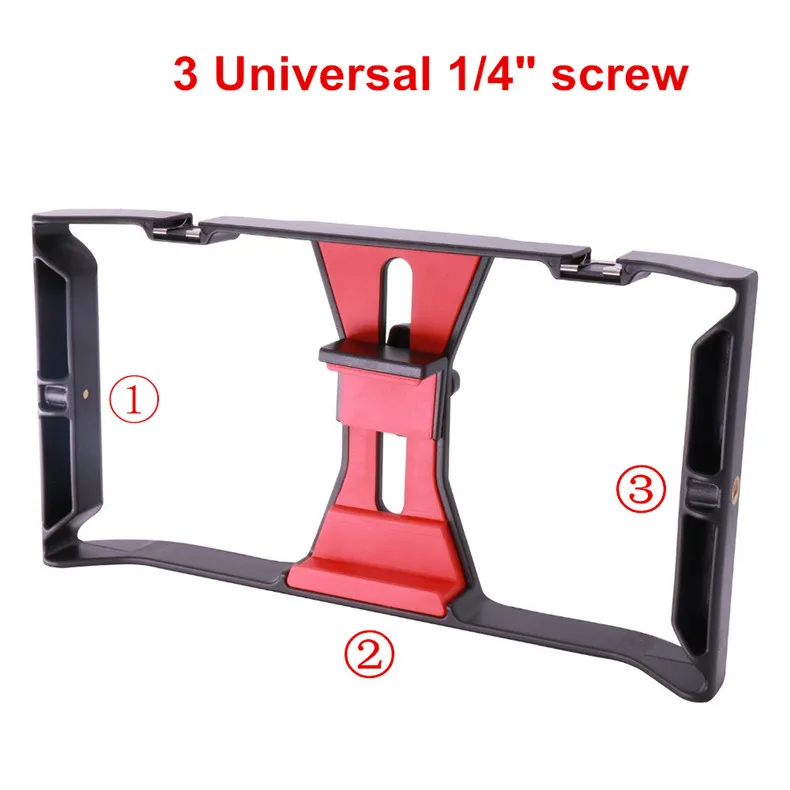 Ulanzi Handheld Smartphone Video Rig Case for iPhone X Samsung,Phone Rig Stabilizer for Live stream Youtube Filmmaking Vlogger 7