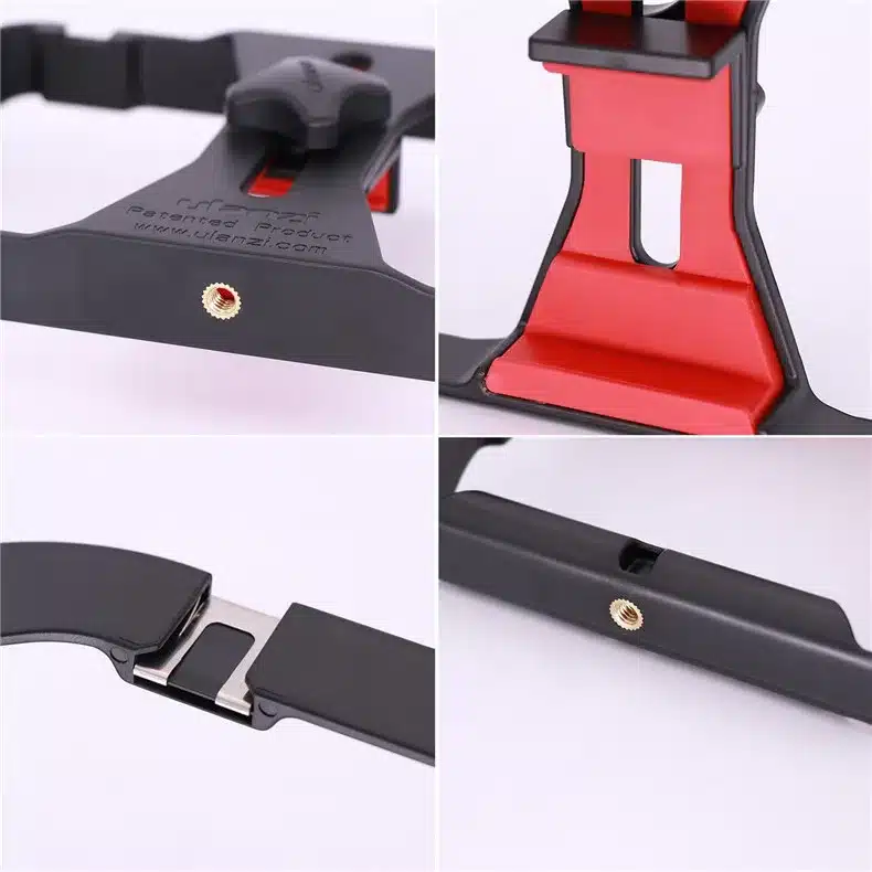 Ulanzi Handheld Smartphone Video Rig Case for iPhone X Samsung,Phone Rig Stabilizer for Live stream Youtube Filmmaking Vlogger 9