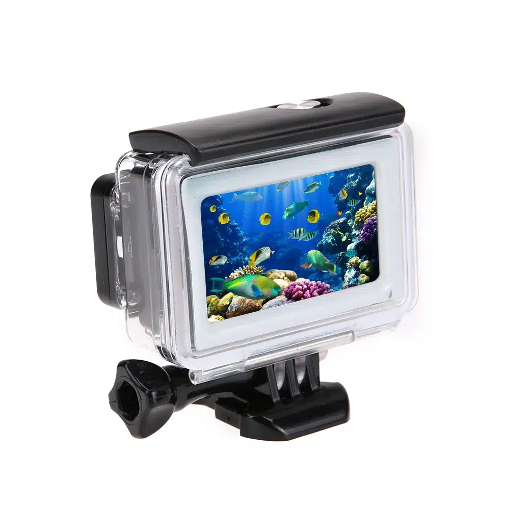 ALLOET 35m Diving Waterproof Touch Camera Case Cover Case For Xiaomi Yi 4K 2 II Action Camera Xiaoyi Case 4K Yi Accessories 14