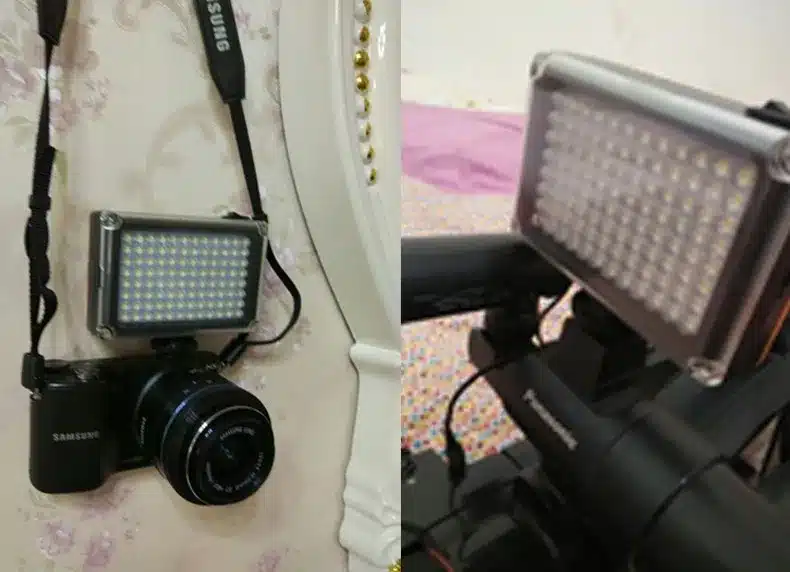 Ulanzi 96 LED Phone Video Light Photo Lighting on Camera Hot Shoe LED Lamp for iPhoneX 8 Camcorder Canon/Nikon DSLR Live Stream 22