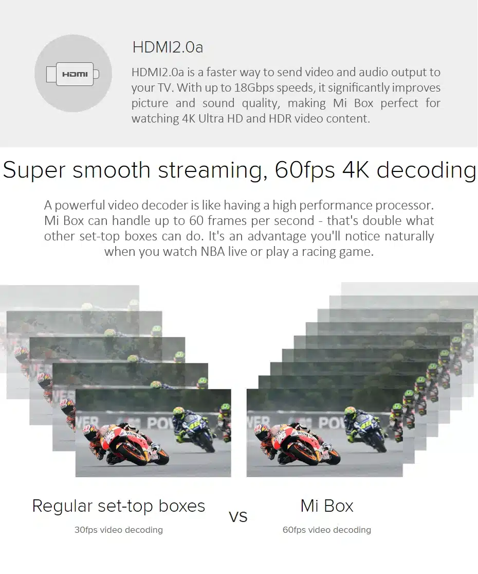 Original Xiaomi MI BOX TV BOX 3 Android 6.0 2G/8G Smart 4K Quad Core HDR Movie Set-top Box Multi-language Netflix YouTube Google 9