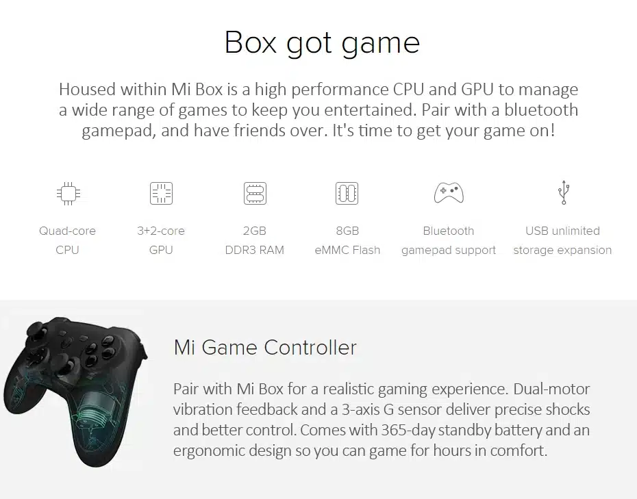 Original Xiaomi MI BOX TV BOX 3 Android 6.0 2G/8G Smart 4K Quad Core HDR Movie Set-top Box Multi-language Netflix YouTube Google 11