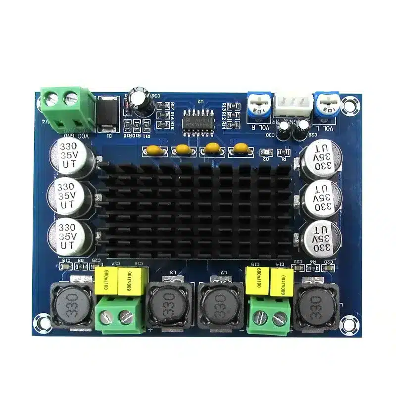 Aiyima 2PCS MX50 SE 100WX2 Dual Channels Audio Power amplifiers Board Diy Kit New Version 14